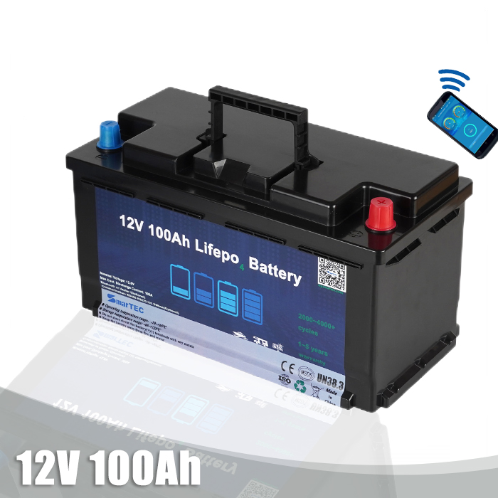 Electric Trolling Motor Boat12V 100ah 200ah Li Ion Storage Lithium Ion Power Battery Solor RV Camper Outdoor Solar Power Fishing LiFePO4 Battery Pack