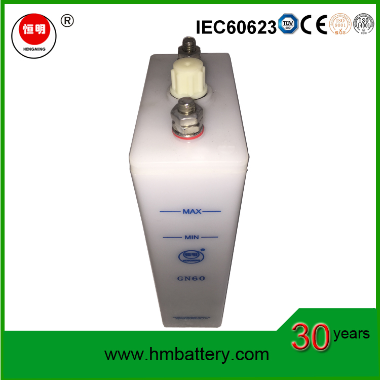 Industry Battery UPS Nickel Cadmium Alkaline Rechargeable Solar Battery/Ni-CD Battery 1.2V 60ah