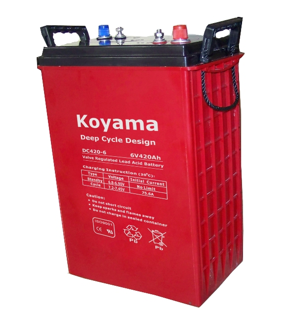 Factory Price Electric Boat Deep Cycle Battery 6V 420ah