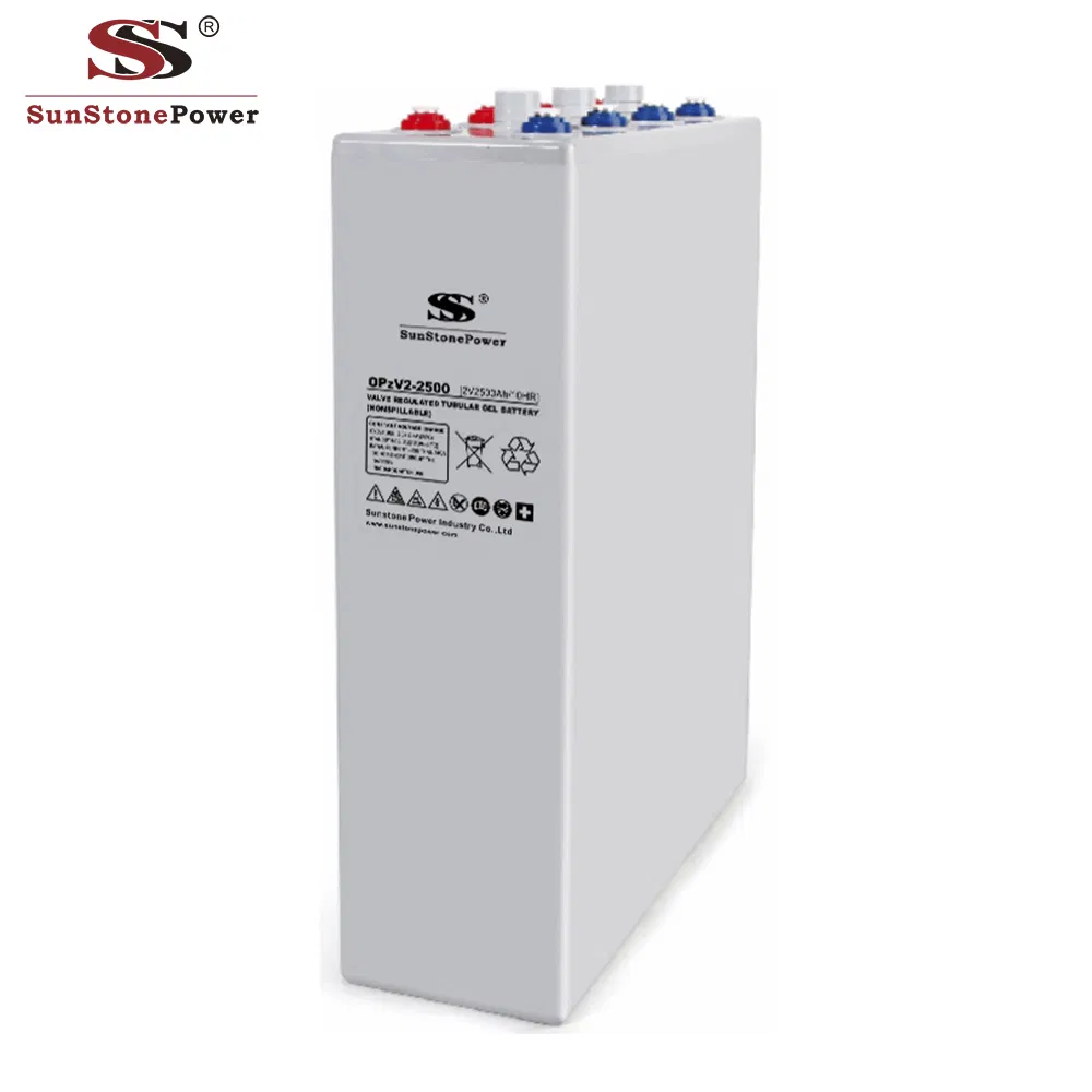 Deep Cycle Solar Storage 2V 2000ah Tubular Gel Opzv Battery VRLA Lead Acid