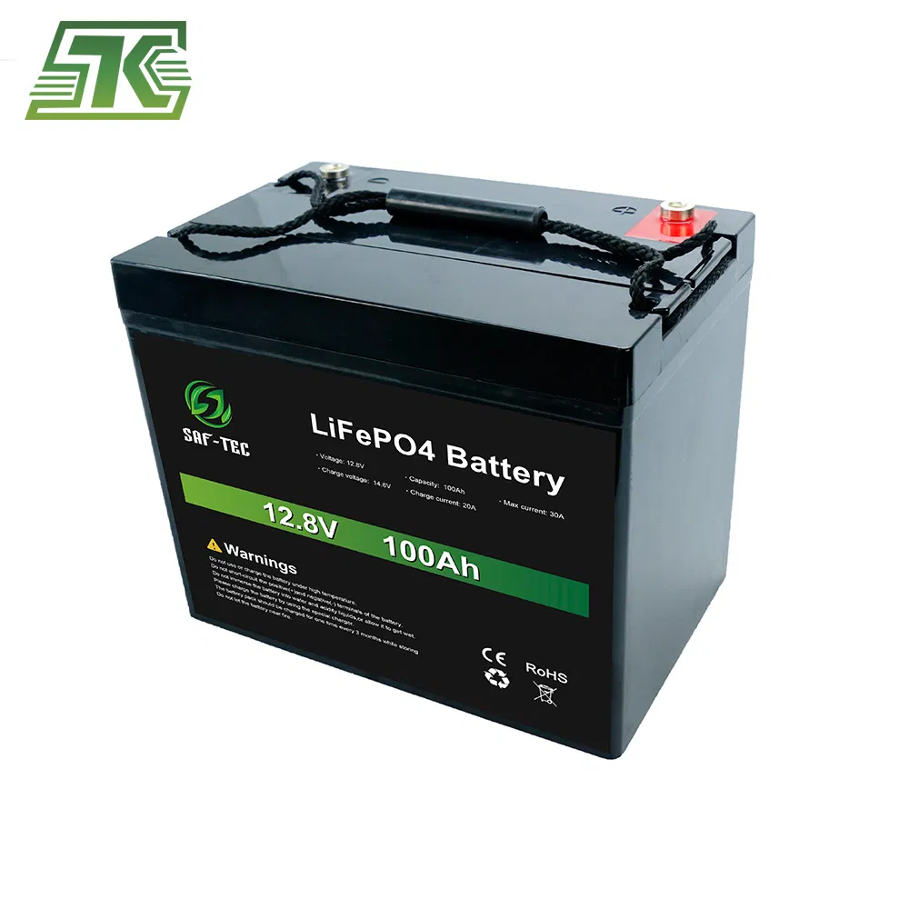Saftec 12V/24V/36V/48V 100ah/200ah/300ah Lithium-Ion Battery LiFePO4 Lithium Battery Pack for Solar Street Light