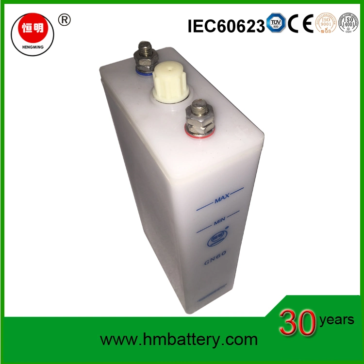 Industry Battery UPS Nickel Cadmium Alkaline Rechargeable Solar Battery/Ni-CD Battery 1.2V 60ah