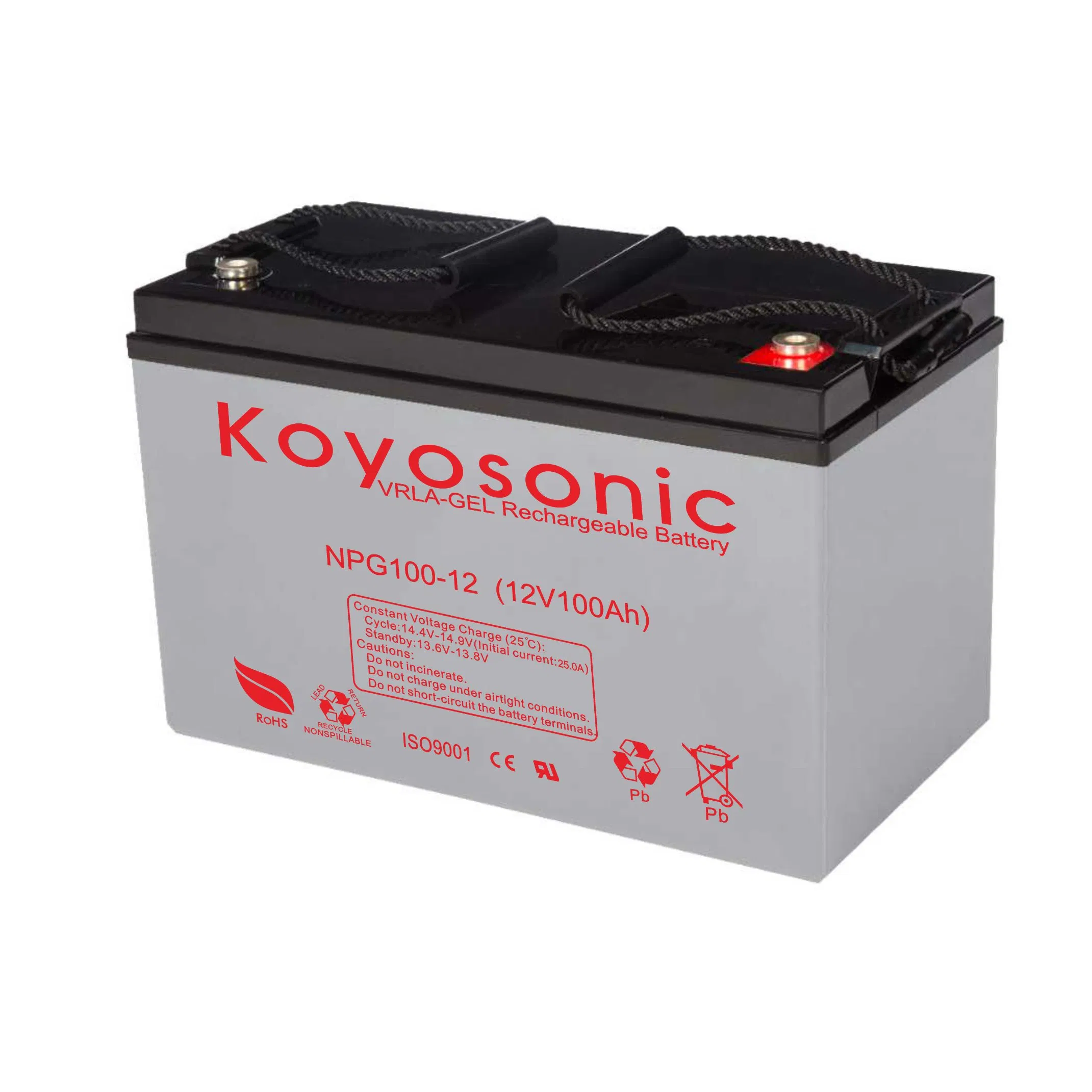 12V100ah Lead Acid UPS AGM Accumulators Full Gel Deep Cycle VRLA Solar Battery SLA SMF High Rate Rechargeable Outdoor Long Life Factory Battery