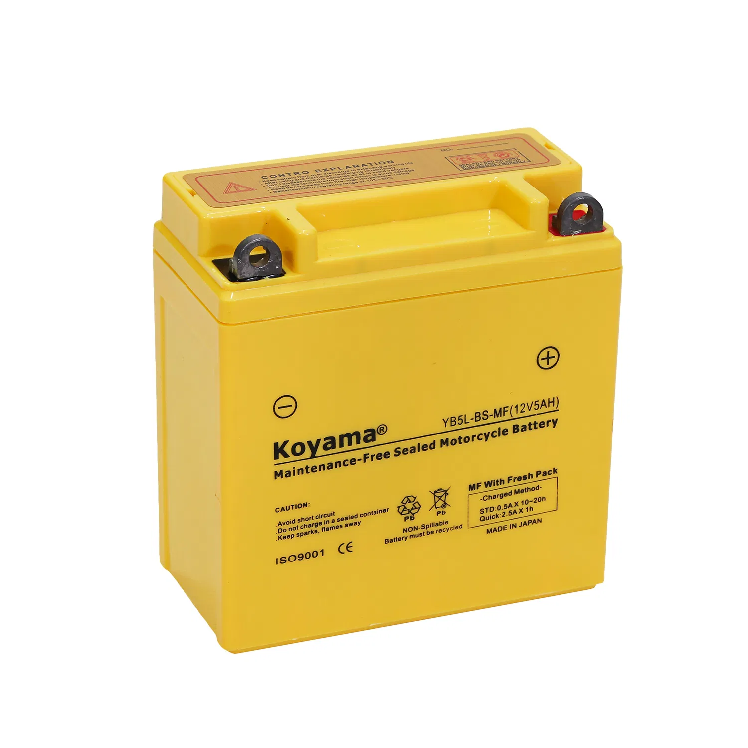 Premium 12V 9ah SMF Motorcycle Battery for Motorbikes