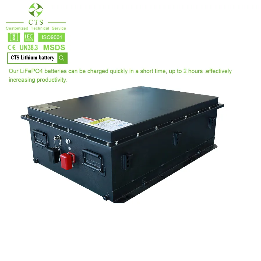 Cts EV Battery Pack Low Speed 72V 100ah 150ah 200ah EV Lithium Ion Battery Pack 96V 100ah Lithium Battery for Golf Cart
