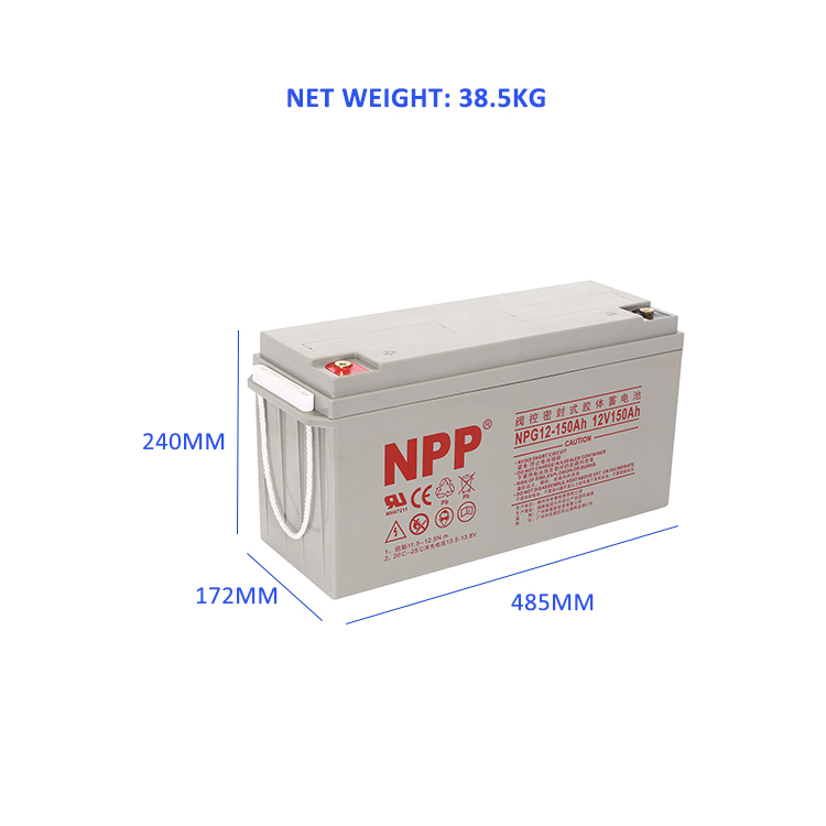 Compact Npp 12V 150ah Gel Battery Npg12-150ah for Portable Power Solutions