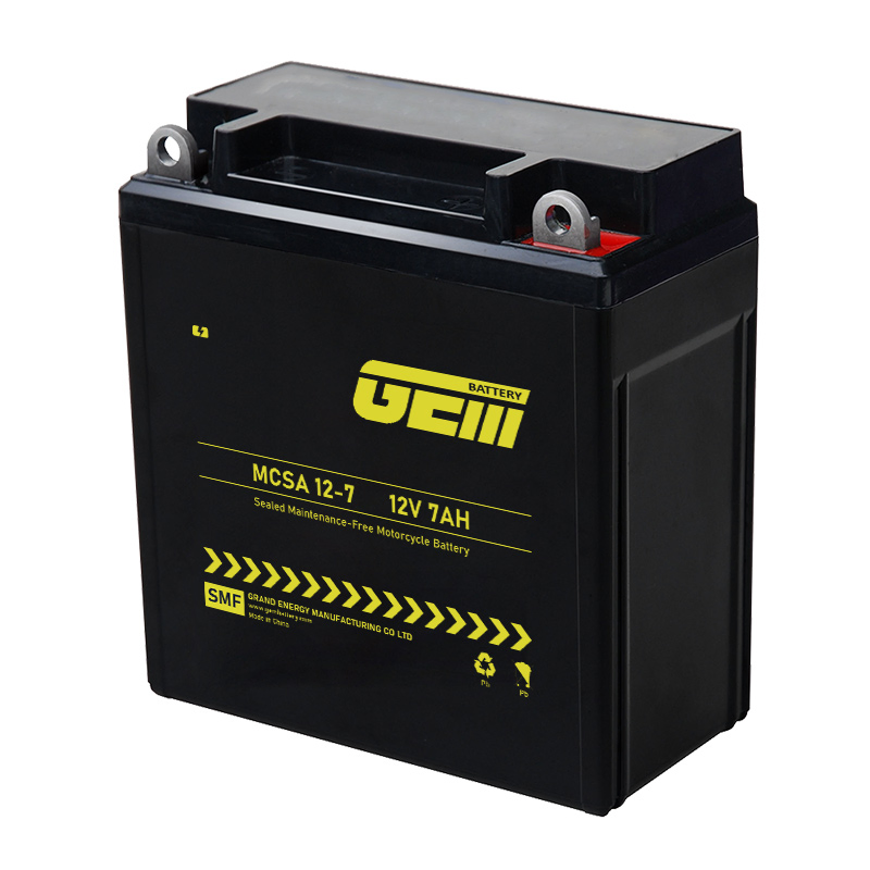 Motorcycle GEM Cartons and Pallets 12V7Ah Quanzhou, Fujian 12v SMF Battery