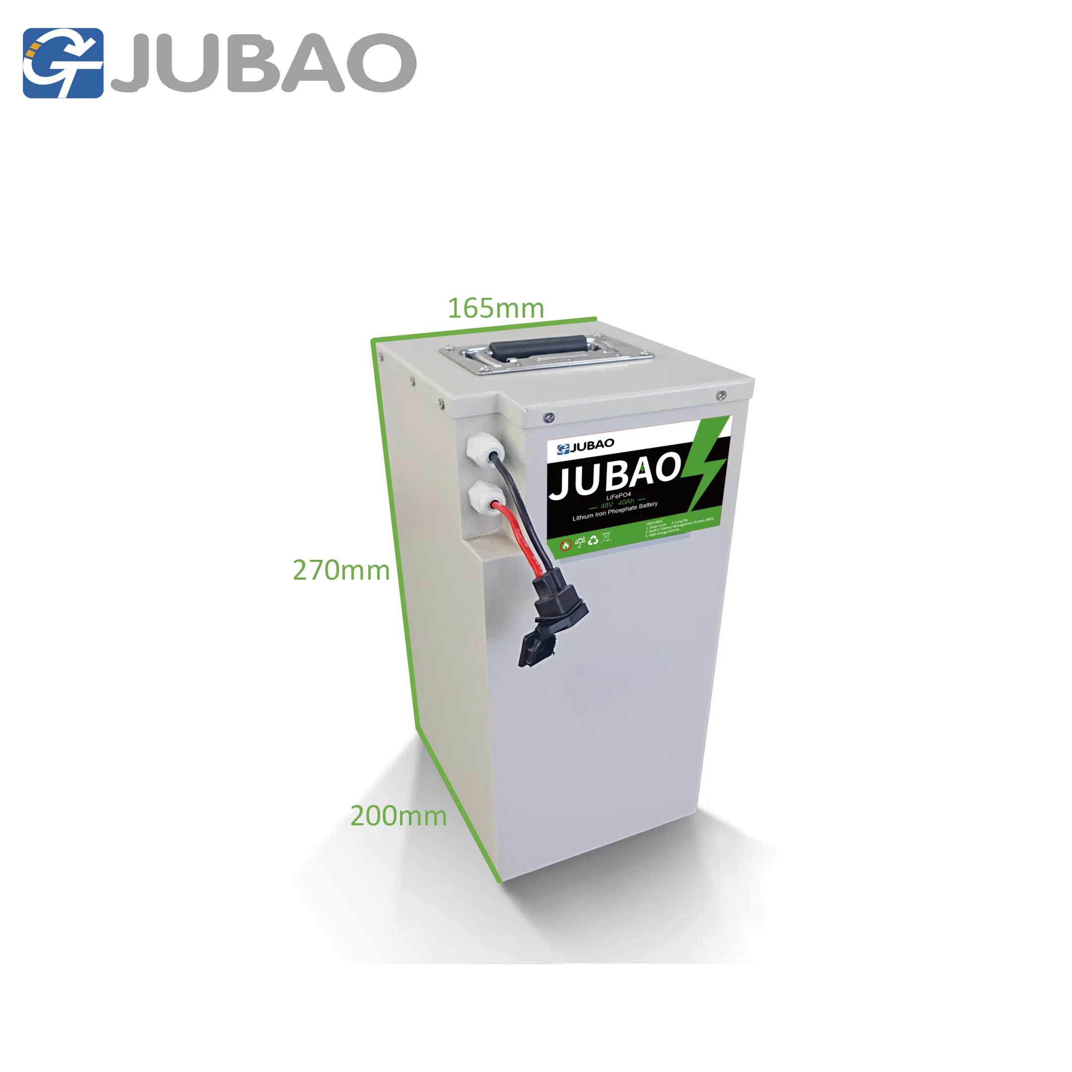 Jubao High Energy Density Tricycle Battery Pack for Motorcycle Rechargeable Battery