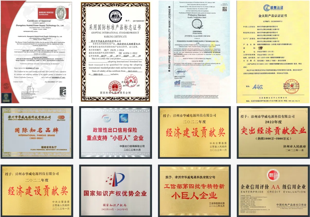 Certifications