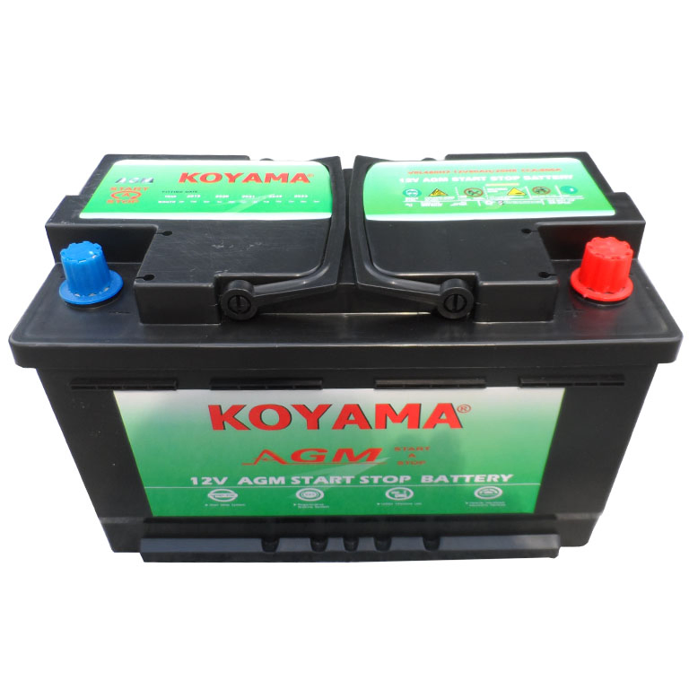 AGM Deep Cycle Battery 6-Qtf-80 (12V80Ah) Start Stop Lead Acid Car Battery