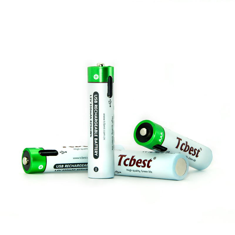 2025 New AAA Rechargeable Battery Use Best Hot Sale Li-ion Battery Going Long Cycle Life Lithium USB Cable Type-C