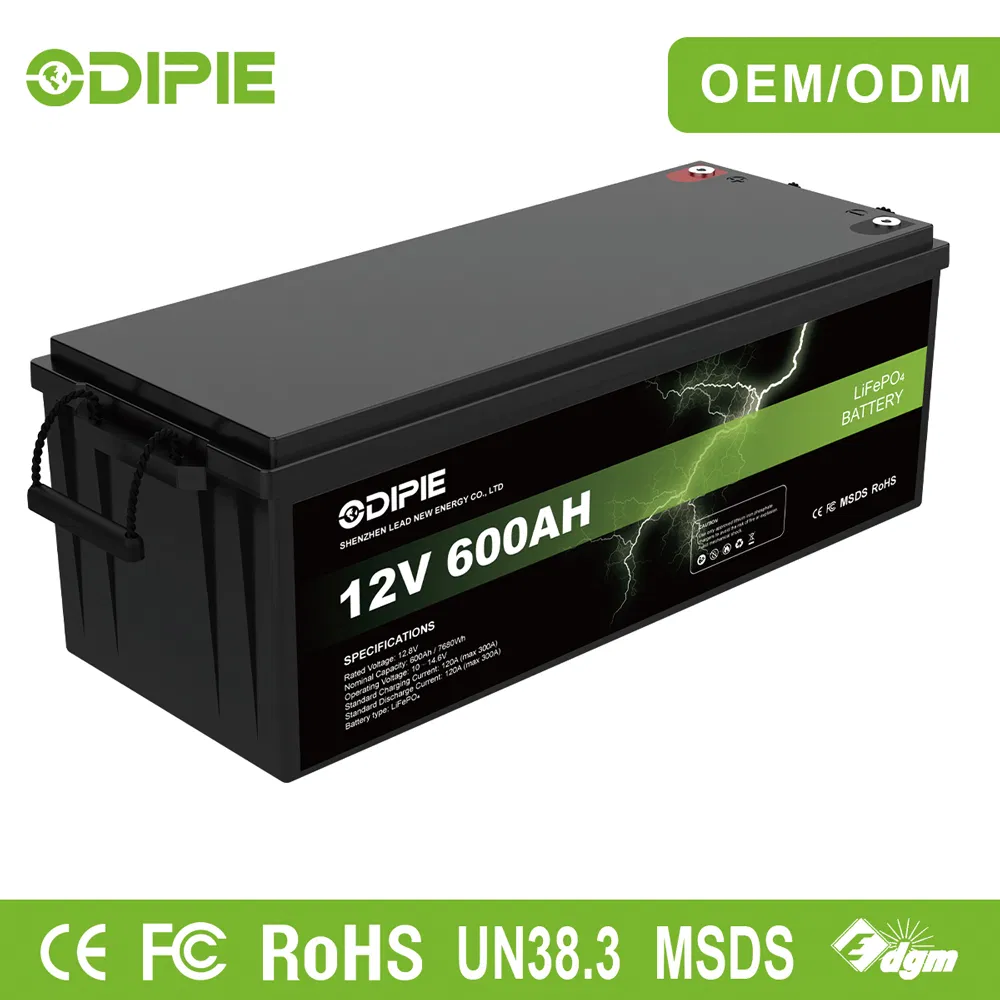 China 12V 12.8V 600ah 628ah Long Cycle Life Lithium LiFePO4 Battery Solar Storage Battery House Battery with 300A BMS for Solar System
