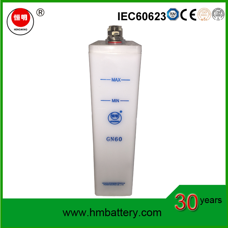 Industry Battery UPS Nickel Cadmium Alkaline Rechargeable Solar Battery/Ni-CD Battery 1.2V 60ah