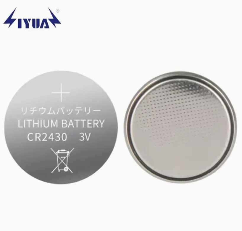 Great Quality Cr2430 Coin Cell Battery Non Rechargeable with Wire and Connector