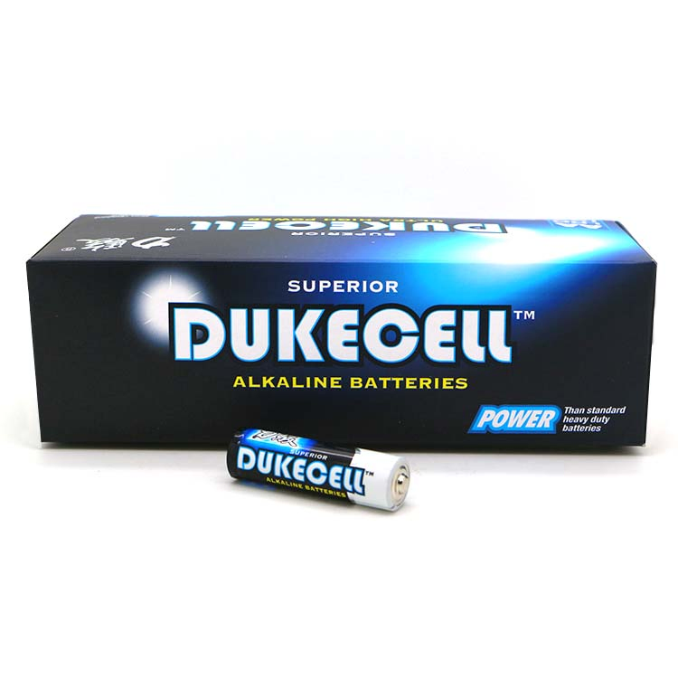 Dukecell Lr6 1.5V Dry Cell Power Flash Pilha AA Torch AAA Alkaline Battery for Toys