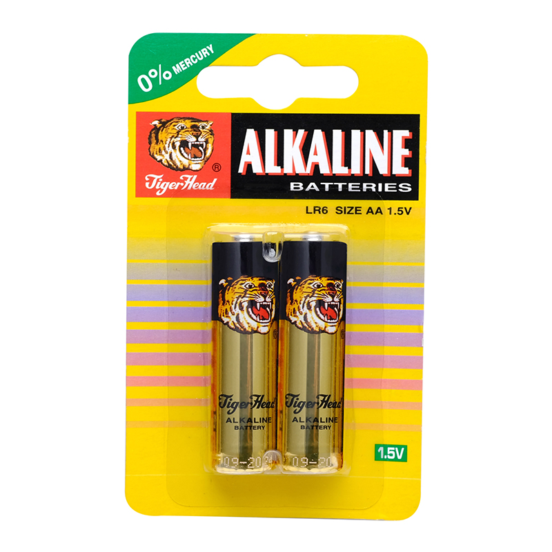 Tiger Head Lr6 Dry Cell Torch Pilas Flashlight AA Alkaline Battery