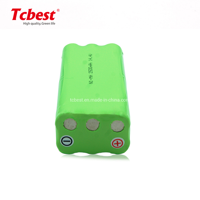 Factory Direct 14.4V 2500mAh Ni-MH AA Rechargeable Battery Pack for Outdoor Sounder with CE