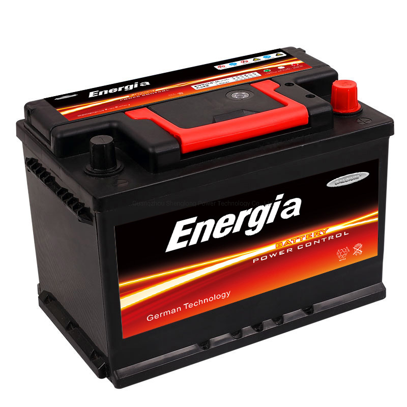 DIN Standard Sealed Lead Acid Storage Rechargeable Car Battery 12V 72ah