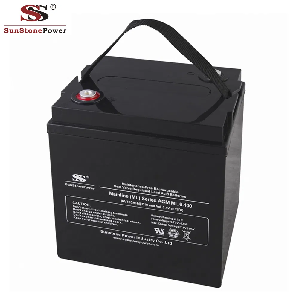 China Manufacturer High Quality 6V 100ah Deep Cycle Gel Mf Battery