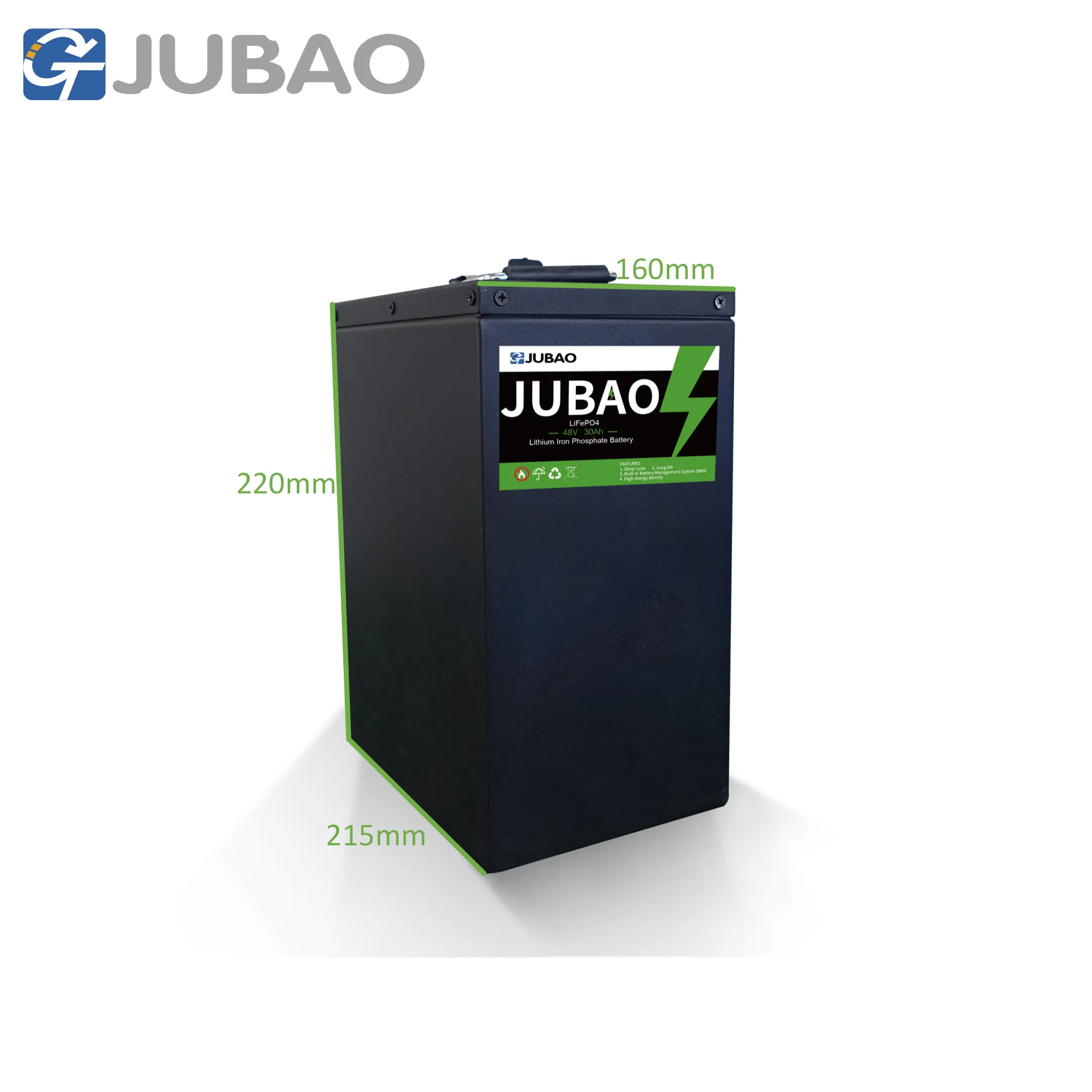 Jubao High Energy Density Tricycle Battery Pack for Motorcycle Rechargeable Battery