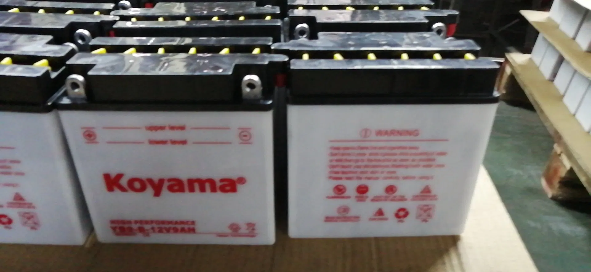 High-Performance 12V 9ah AGM Motorcycle Battery with Acid Pack