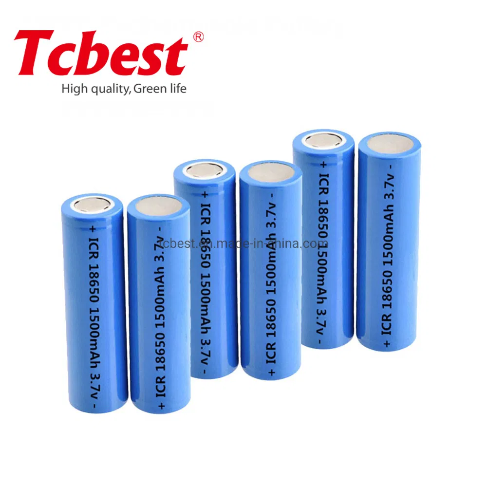 Factory/Manufacturer Directly Supply CB/Kc/MSDS/Un38.3 3.7V 18650 26650 14500 1500mAh 2600mAh Rechargeable Li-ion Lithium Batteries for Power 5 Years Warranty