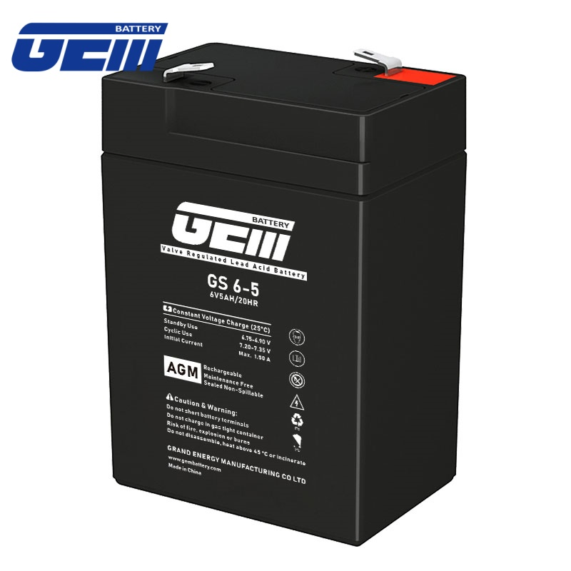 6V5AH rechargeable battery AGM &nbsp;VRLA Battery Gel deep cycle alarm &amp; security systems