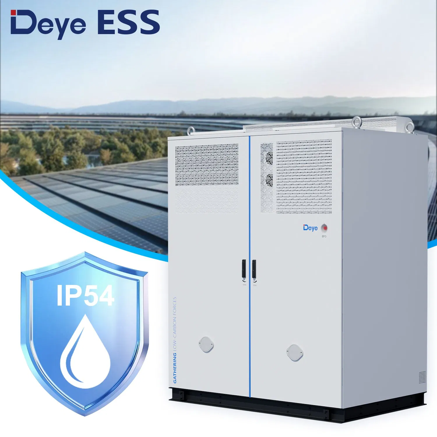 Deye Ess Mc-L430-Bc-2 Liquid Cooling 430kwh Solar Lithium Battery Commercial and Industrial Energy Storage System