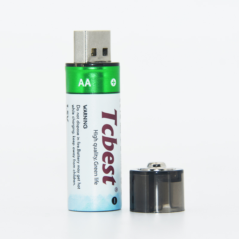 1.5V Type C USB 1100mwh 1500mwh Lithium Rechargeable Battery Li-ion Rechargeable Batteries Lithium Ion Batteries for Electronic Equipments