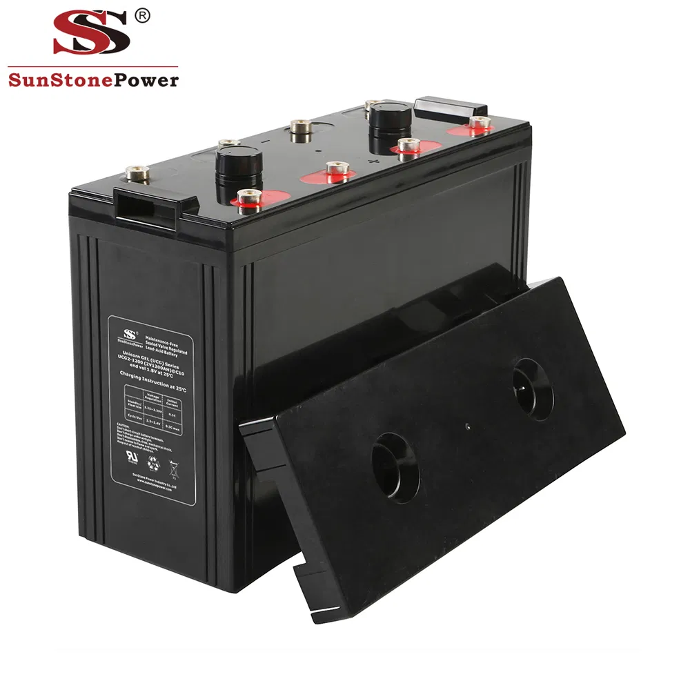 Lead Acid Storage Battery 2V1200ah VRLA Gel Solar Battery Rechargeable Deep Cycle
