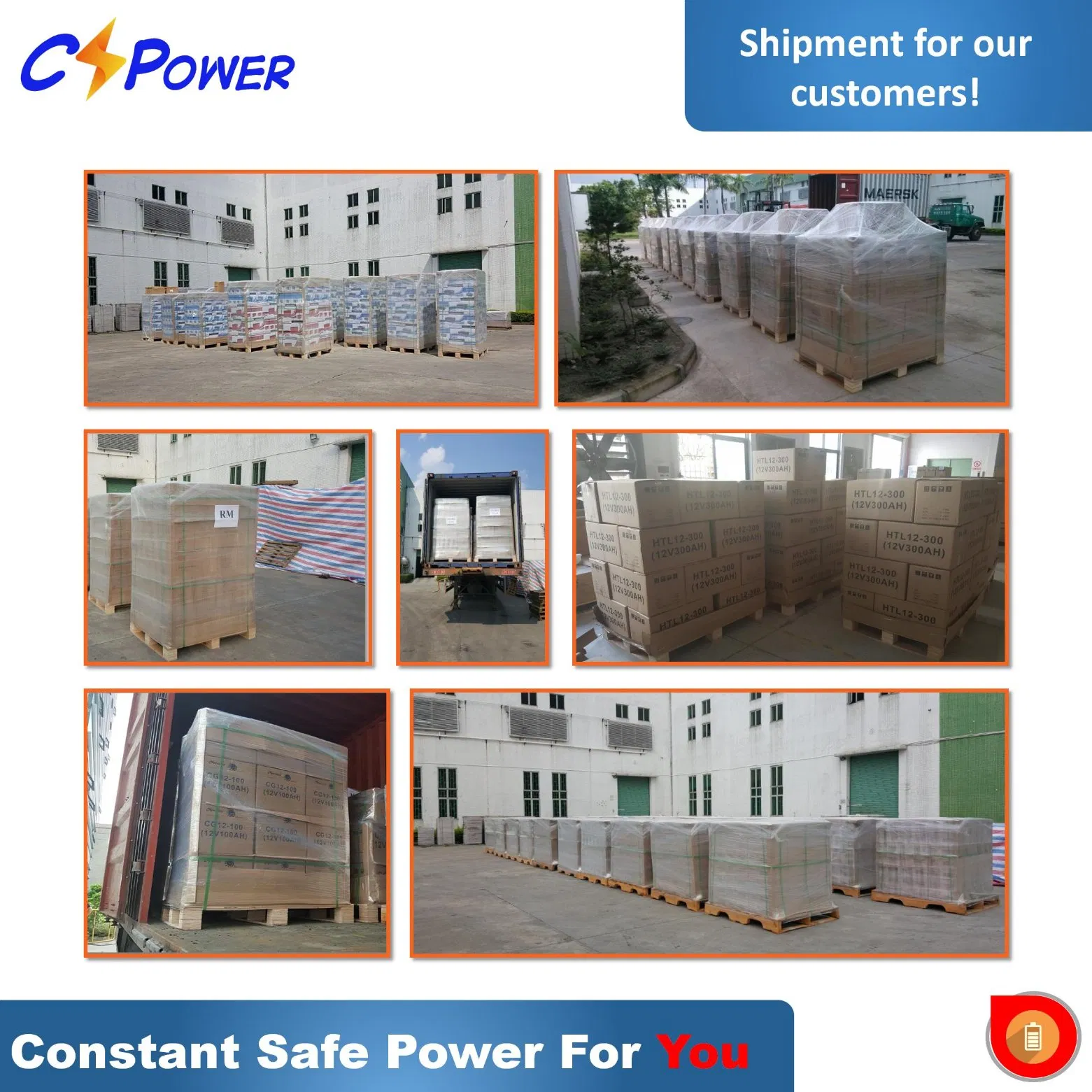 Cspower 6V/12V/24V/48V 100ah/150ah/200ah/300ah/225ah/420ah Best Solar Battery for Home Energy/UPS/Lighting/Cleaning-Machine/Golf Car/Pack/Vehicle/Telecom