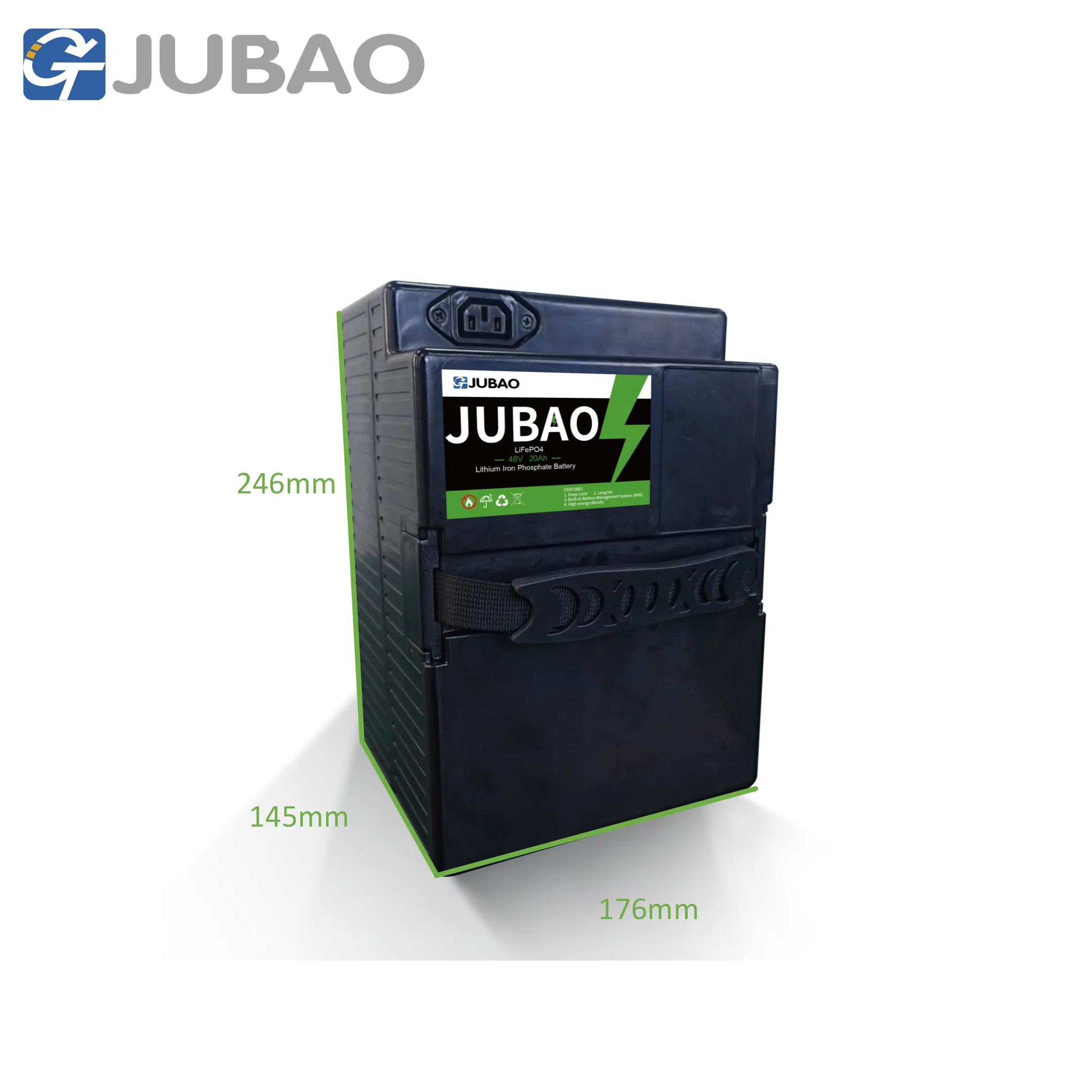 Jubao High Energy Density Tricycle Battery Pack for Motorcycle Rechargeable Battery