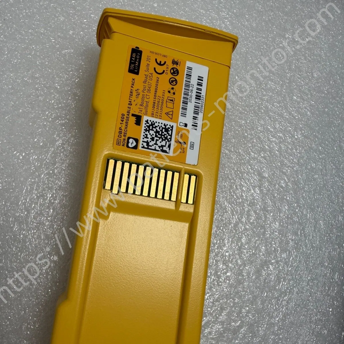 Lifeline 5 Year Aed Battery DBP-1400 Non-Rechargeable Batteries Standard for Defibrillator Machine