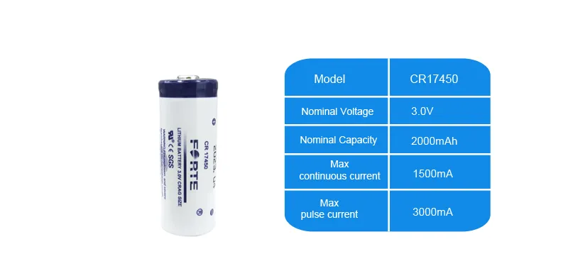 CR17450 Battery View 1