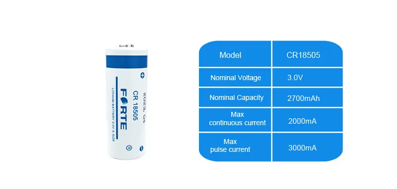 Primary Li-MnO2 Battery CR18505