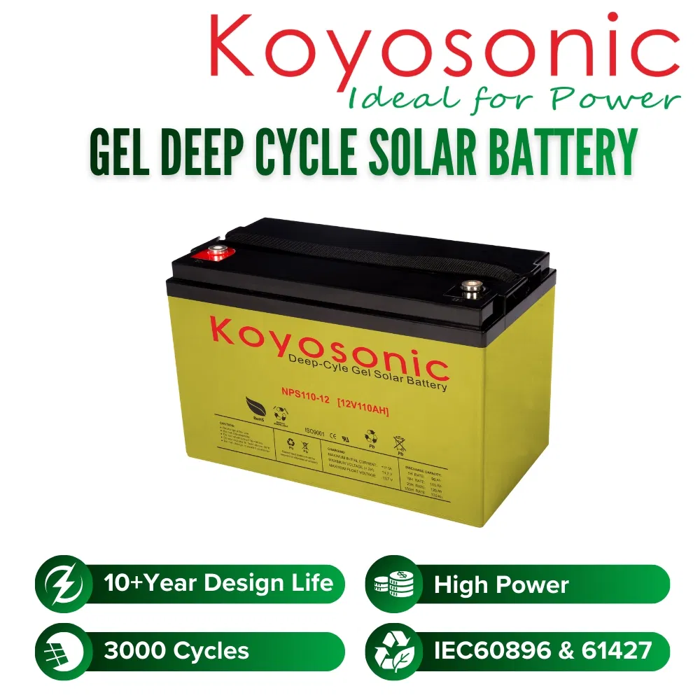 5-Year Warranty 12V 100ah Solar Battery New Rechargeable Battery
