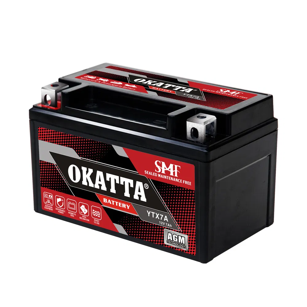 Mf Ytx7a Lead Acid AGM Factory Sealed Activated Moto/Motorcycle Battery 12V 7ah