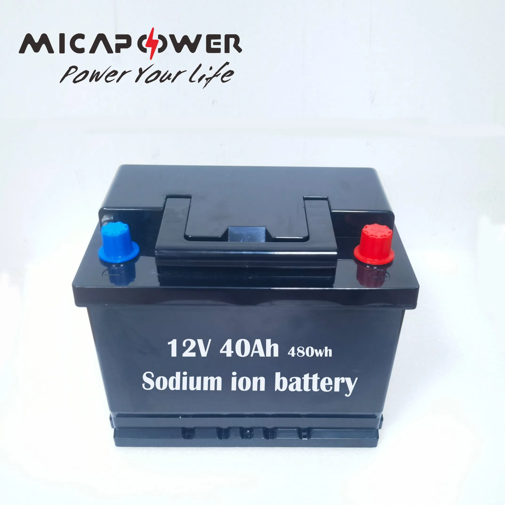 Mica Sodium Ion Battery 12V 40ah 640CCA -40 Degree Low Temperature 33140 High Rate Natrium Na+ Auto Motive Car Starting Battery
