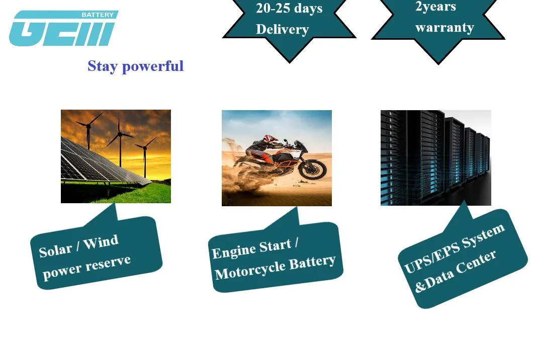 12V90AH Long-Life Deep-Cycle Gel Storage Battery