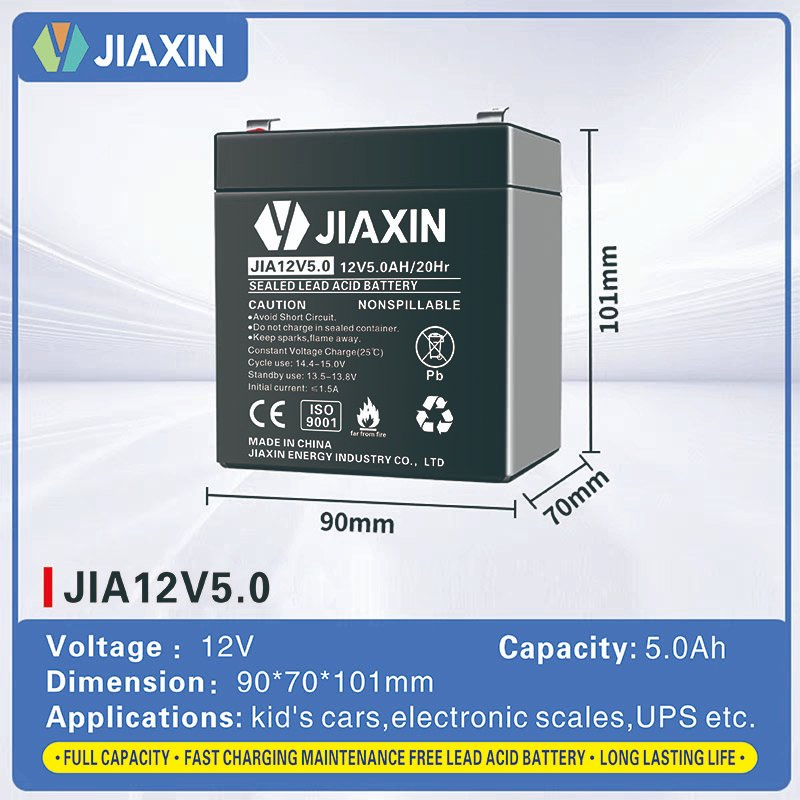 High-Performance 12V 5ah UPS Battery for Fire Emergency Backup