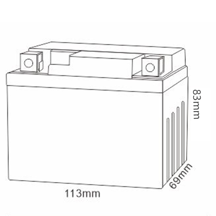 Mhb Yt4l-BS Increased Power &amp; Extended Life Most Powerful 4ah Motorcycle Battery