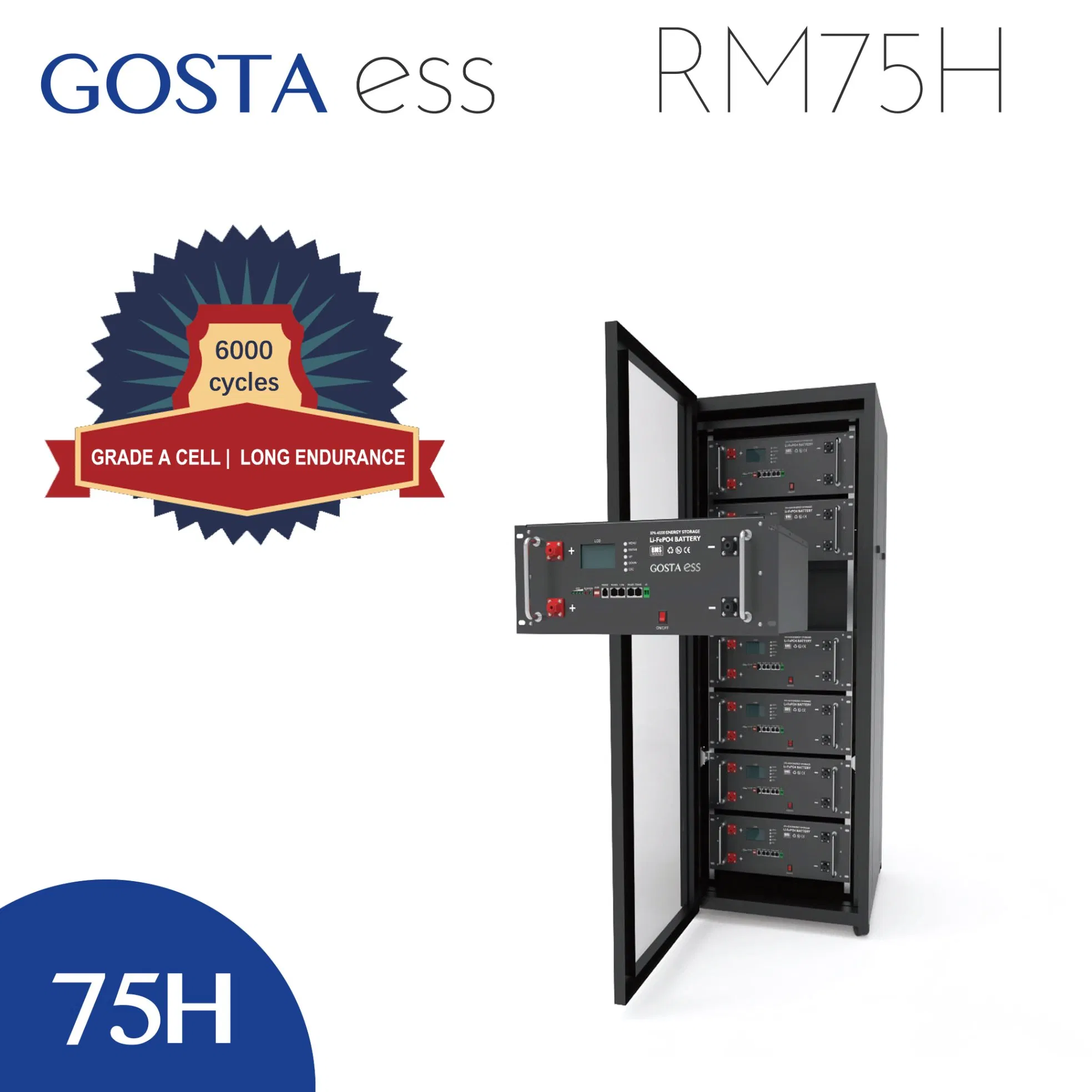 Gosta RM75h Low Temperature Temp Rack Battery System LCD Screen Button LED