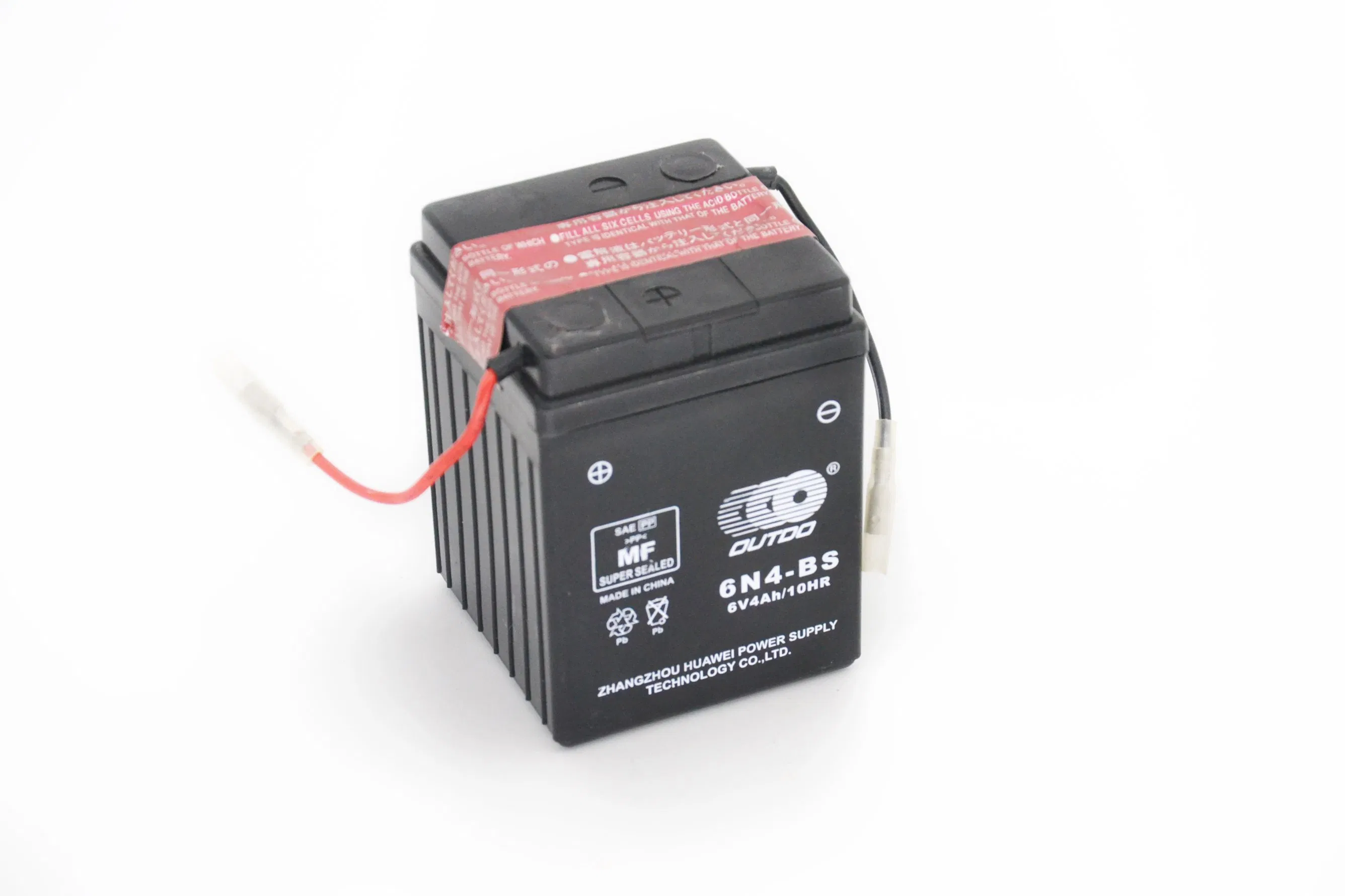 6V4ah Outdo Dry Charged Mf Maintenance Free Lead Acid Motorcycle Battery