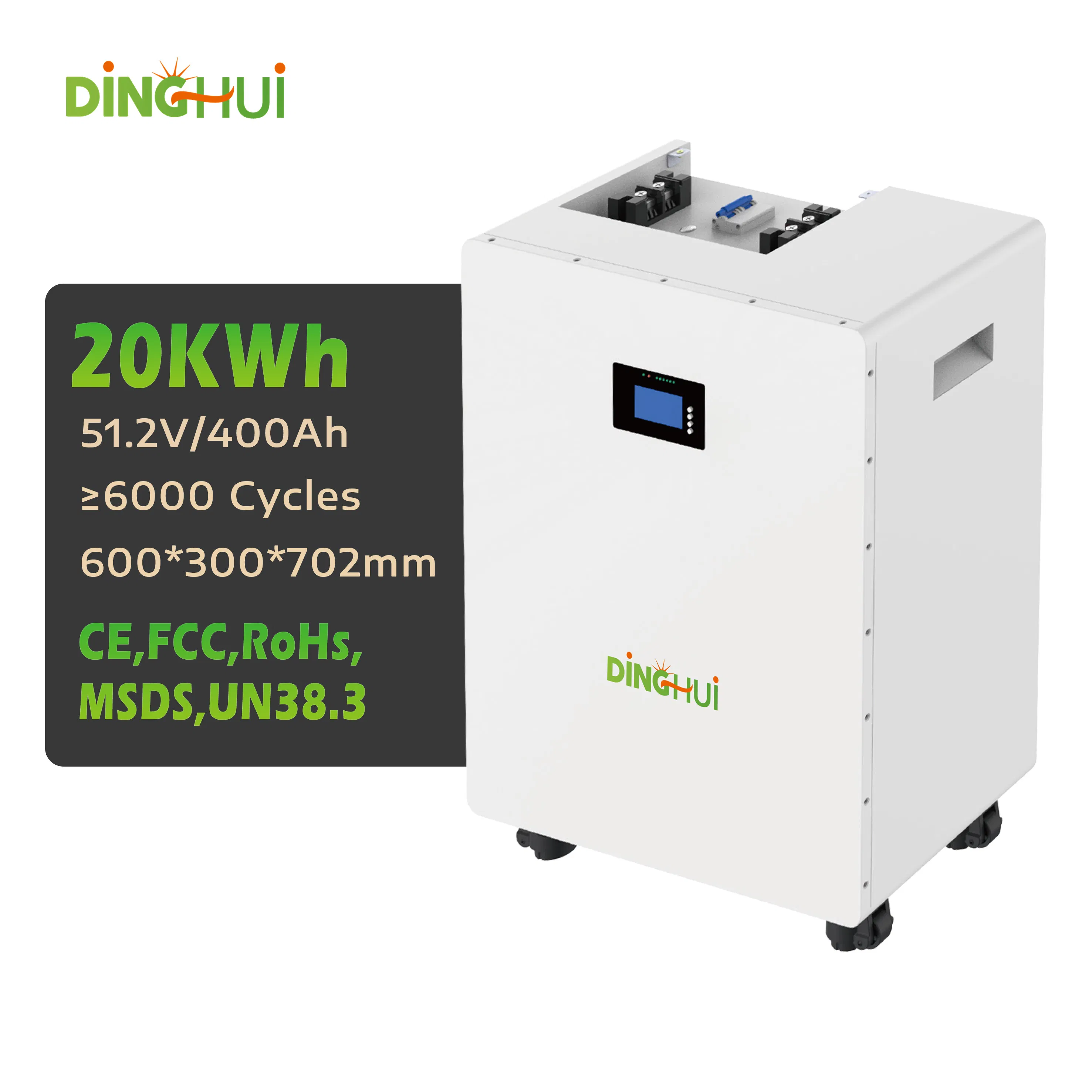Dinghui 20kw High-Power Emergency Backup Energy Storage Battery