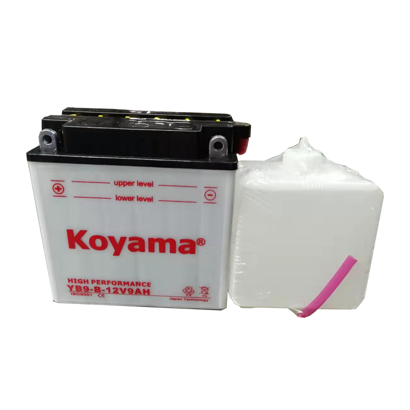 High-Performance 12V 9ah AGM Motorcycle Battery with Acid Pack
