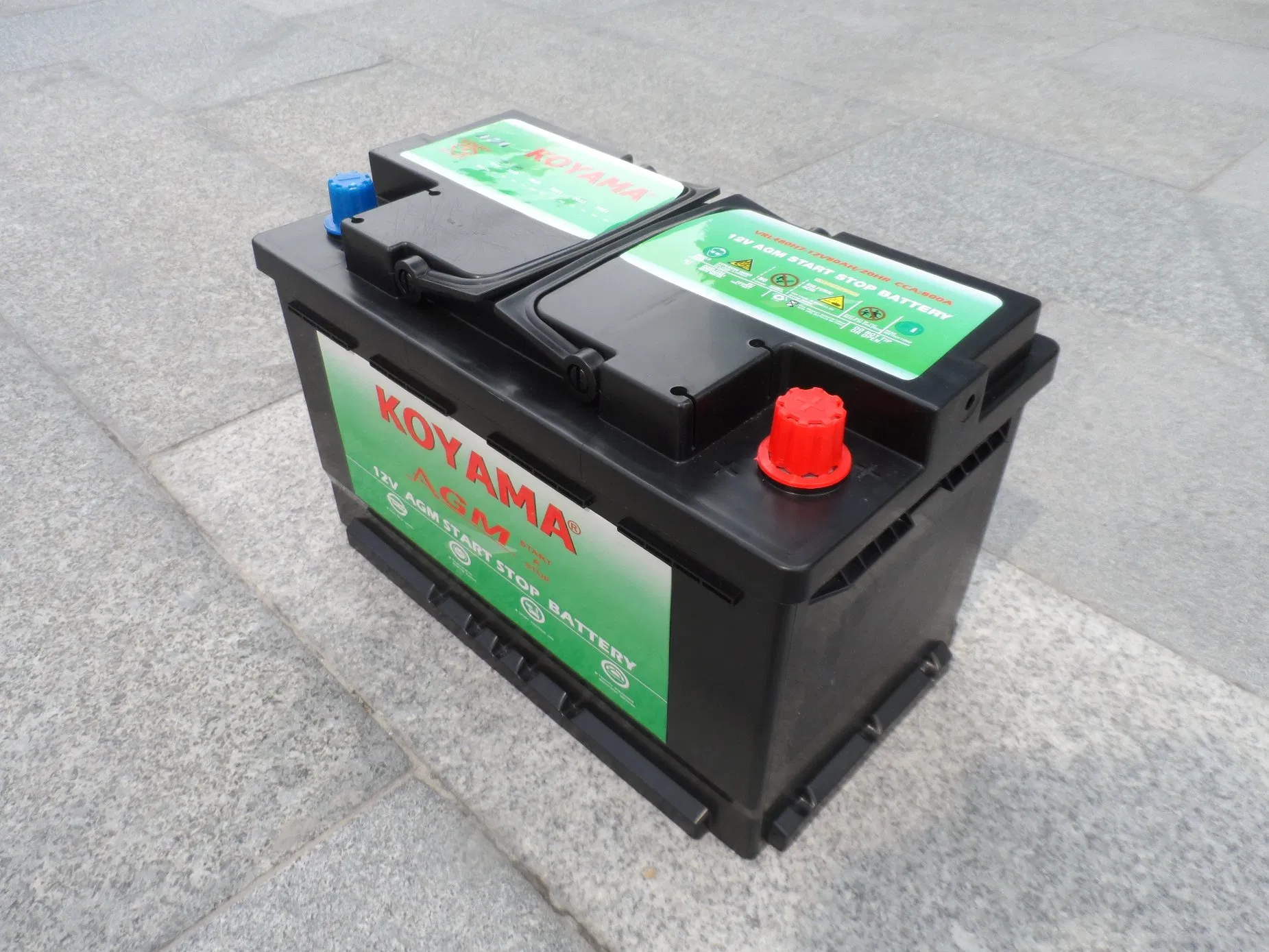 AGM Deep Cycle Battery 6-Qtf-80 (12V80Ah) Start Stop Lead Acid Car Battery