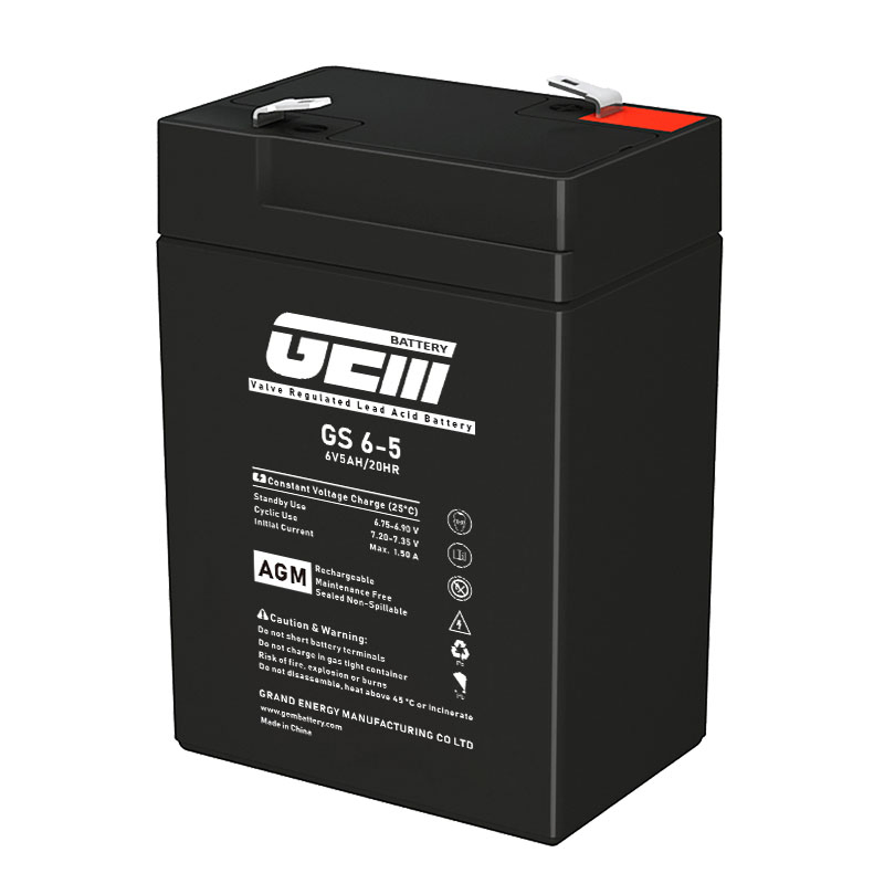 6V5AH rechargeable battery AGM &nbsp;VRLA Battery Gel deep cycle alarm &amp; security systems