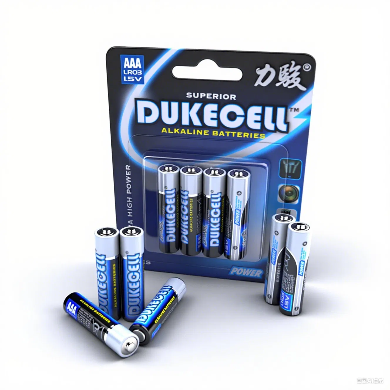 Leakage-Proof &nbsp;1.5V 140min AAA Am4 Lr03 Super Alkaline Battery Dry Cell Battery Heavy Duty High Power Long Lasting AAA Dry Batteries Lr03 Am4 Alkaline Batteries