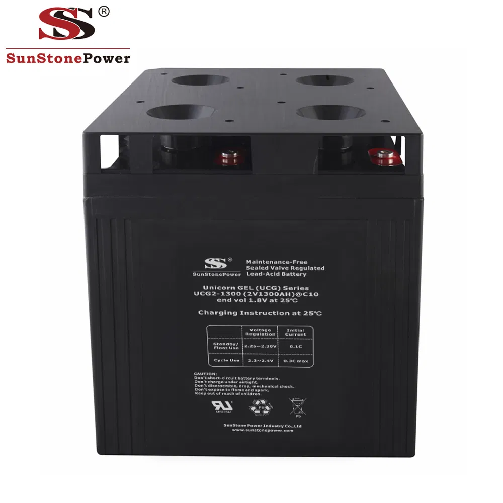 Lead Acid Storage Battery 2V1200ah VRLA Gel Solar Battery Rechargeable Deep Cycle