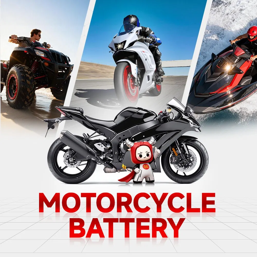 Mhb Ytx6.5L-BS 6.5ah Motorcycle Battery Mf Maintenance Free Electric Motorbike Tricycle Dry Charged Lead Acid Batteries